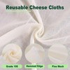 Cheese Cloths for Straining, 8 Pack Grade 100 Unbleached Hemmed