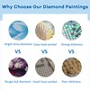 TOSTOG Beach Diamond Art Kits for Adults, DIY Seashell Diamond