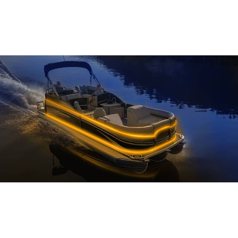 Vbakor Pontoon LED Strip Lights, 12V 5M/16.4FT Waterproof Marine LED