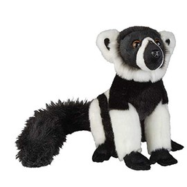 Ravensden Soft Toy Ruffed Lemur Sitting 28cm