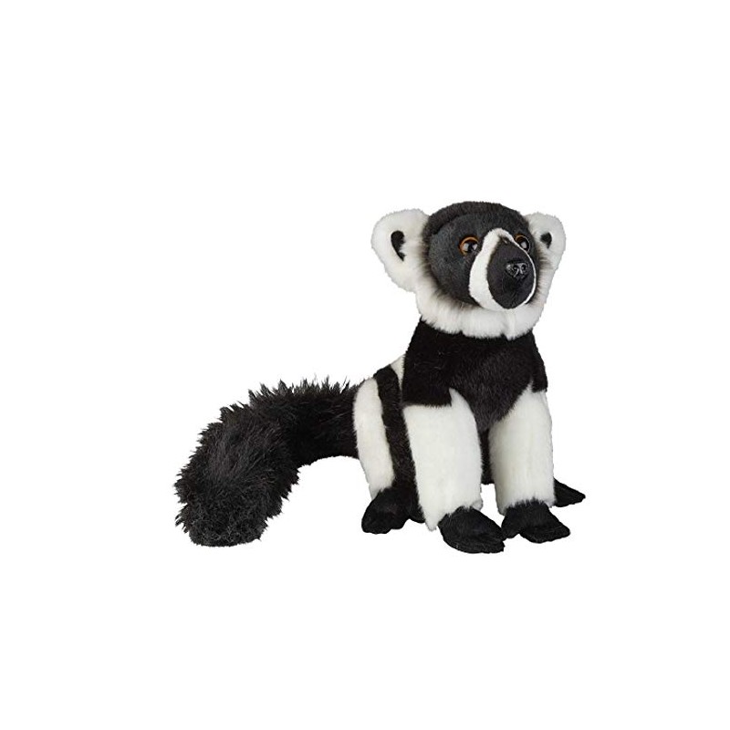 Ravensden Soft Toy Ruffed Lemur Sitting 28cm