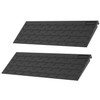 BESEA 1.5" inch Threshold Ramp Rubber Wheelchair Ramp, No-Slip Surface