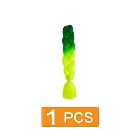 prinfantasy Colourful Hair Extensions, Braided Hair Band, Colour Gradient, Girls' Hairpiece with Elastic Rope Band, Colourful Hair, BZ082