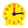 Lotsdonxia 24-Hour Teaching Clock Colourful Graphic Educational Clock for Children