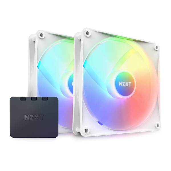 NZXT F140 RGB CORE TWIN PACK & RGB Lighting Controller