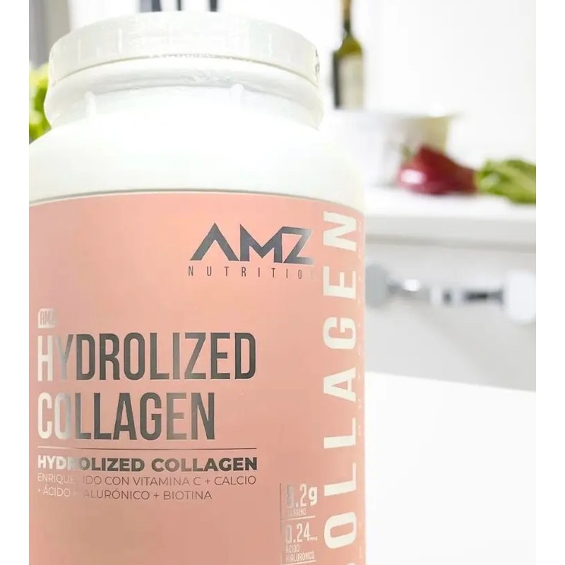 Colágeno Hidrolizado A. Hialurónico Biotina 1 Kg Natural Amz