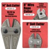 Cutters SHALL Bolt Cutters,14" Heavy Duty Bolt Cutter,8" Bolt Cutter