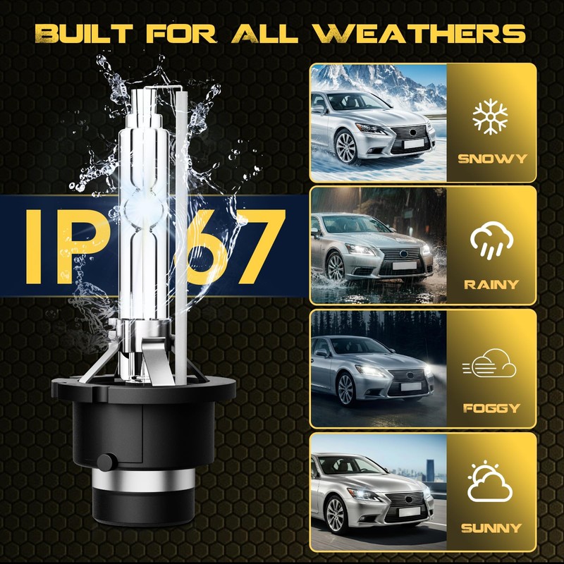 EASY EAGLE D4S HID Xenon Headlight Bulbs Compatible with Lexus