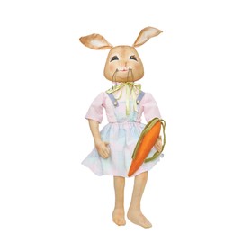 GALLERIE II Palma Bunny Easter Cute Table Sitter Joe Spencer Figure Joe Spencer Figure Figurine Spring Springtime Farmhouse Home Living Room End Table Kitchen Dining Dinner Table Tabletop Decor