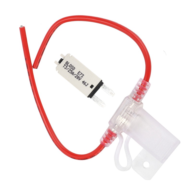 Fuse Holder with T3 Manual Reset Fuse Wire 25Amp 12AWG