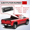 Dunviku Extended Cab Rear Door Handle Set Left Driver Right