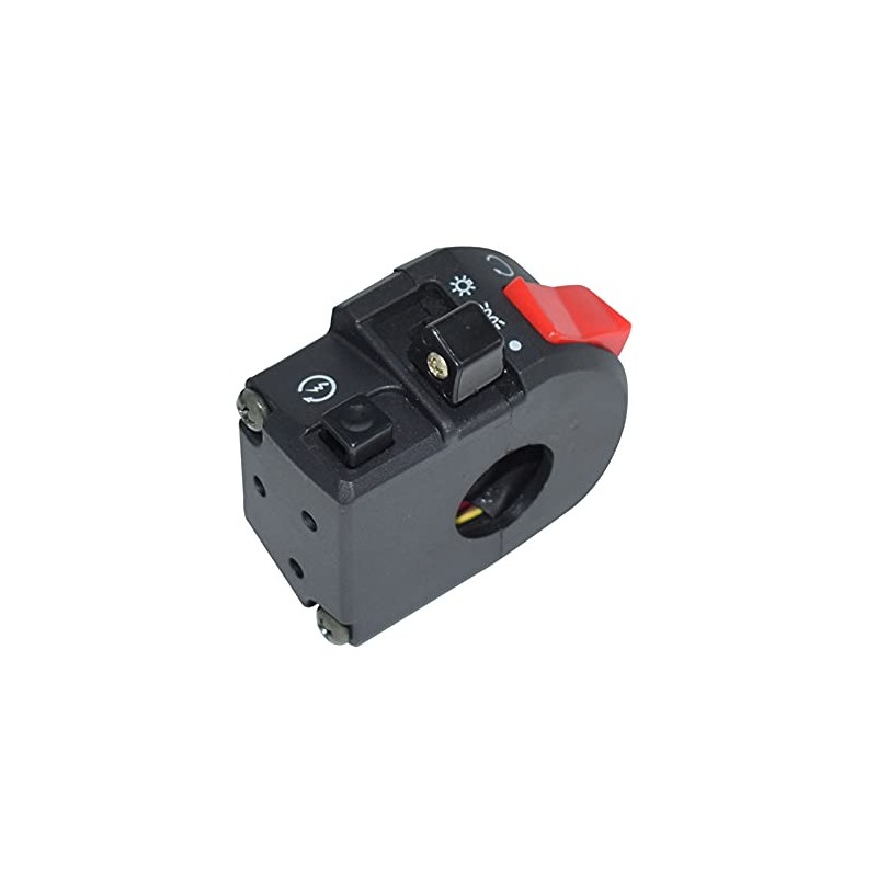 22mm Motorcycle Handle Right Switch Start End Headlight Switch Button