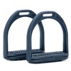 Children's Plastic Stirrups Compositi 10 cm Black