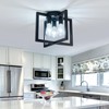 ZGLAOJT Motion Sensor Ceiling Light Fixture 3-Lights Semi Flush Mount