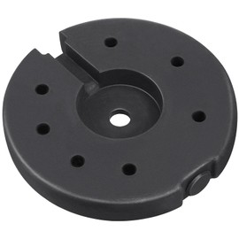 Veemoon Iron Floor Lamp Base Weight Table Floor Lamp Base Only Stand Lampinchs Support Base Desk Lamp Cast Loader Rounded Light Chassis for Bedroom Living Room Map Cork Board(5.31Inch)