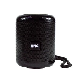 HYKU TG-519 Portable Bluetooth Speaker with Handsfree Calling Mic, Waterproof, and FM Radio Capability (Black)