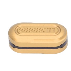 3 Layer Magnetic ADHD Haptic Slider Adult Metal Capsule Shaped Anxiety Stress Relief Push Slider Toy Yellow