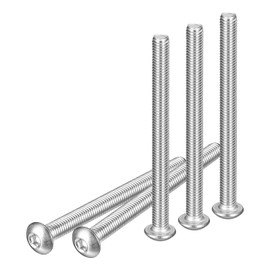 DTGN M5-0.8x60mm Button Head Socket Cap Screws - 15Pack - Good for Machine - 304 Stainless Steel 18/8 - Hex Drive Full Thread Fasteners