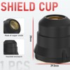 YESWELDER 24pcs Plasma Cutting Torch Consumables Sets Tip Electrode of