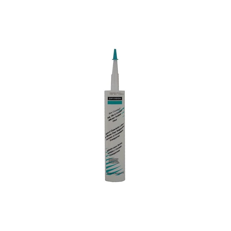 Sealant, Silicone Base, Clear, Cartridge