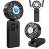 NORHOM Portable Handheld Fan with Ice Cooling, 100 Speed Rechargeable