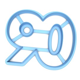Sweet Prints Inc Number 90 Cookie Cutter - Dishwasher Safe (3.5" tall)