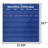 Mewise Monthly Calendar Pocket Chart Classroom,Mont