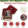 Camino de Mesa Navidad Estampado, Camino de Mesa Invierno Diseño