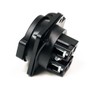 Schuko Socket 16 A with IP54 + Flange Seal (Black)