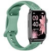 Strisinho Floral Engraved Watch Bands Compatible with FITVII Nexa 1.57