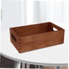 Hohopeti Wood Crate Storage Box for Organizing Sundries Multi-functional Bin
