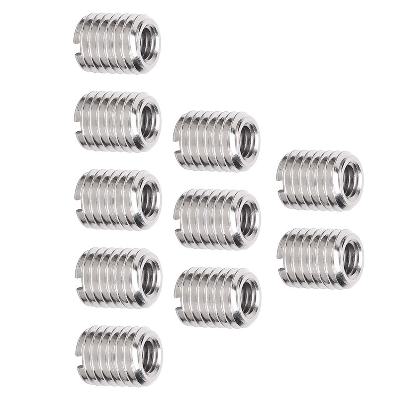 ViaGasaFamido Pack of 10 Insert Nut Reducing Repair M6X1.0 Inner