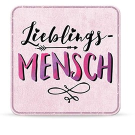 Sheepworld My Beautytree 44600 Coaster No. B2, Favourite Person, Cork, 9.5 cm x 9.5 cm