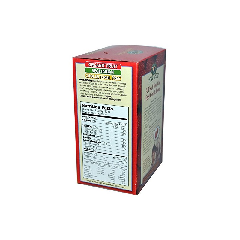 Nature's Path Un-Frosted Toaster Pastry - Strawberry - 11 oz