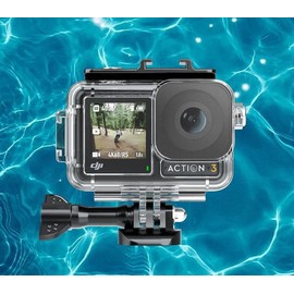 Honlyn Waterproof Housing Case Compatible with DJI Action 3, 40M Diving Protective Cover Housing Shell Action Camera Accessories,Compatible with DJI Osmo Action 3