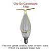 4x4x4 Clip-on Sconce Half-Sconce Lampshade Eggshell Shantung Fabric - Perfect