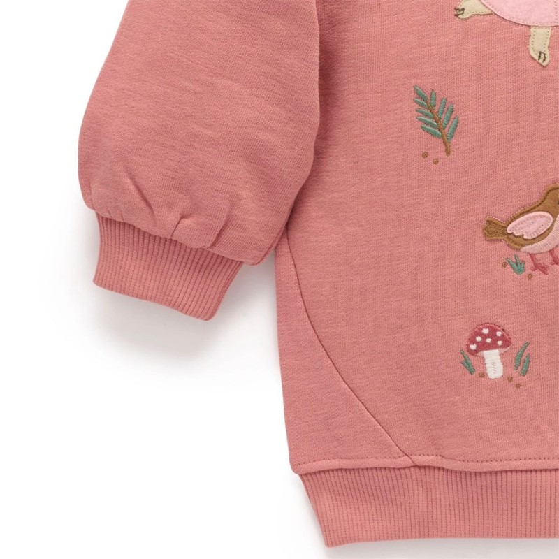 Purebaby Embroidered Windcheater - Lilly Pilly, 0 (6 - 12