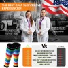 NEWZILL Calf Compression Sleeve for Men & Women | Footless