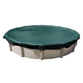In The Swim 18' Round Above Ground Winter Cover - Polar Plus - 12 Year - 10 x 10 Scrim - Winch and Cable Included