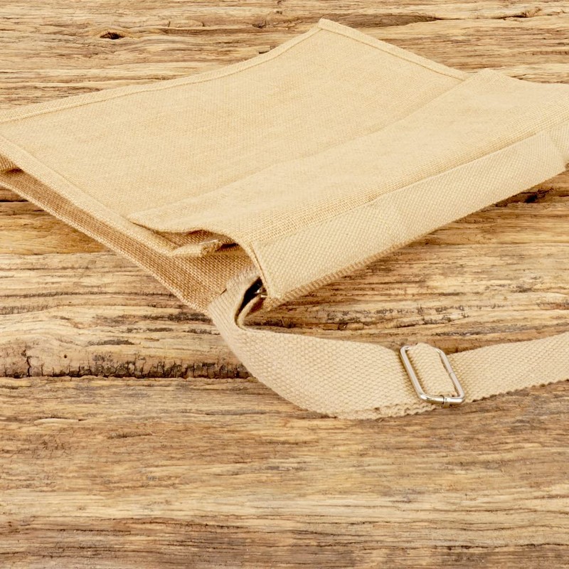 Jute statt Plastik Original DB1415B Briefcase, natural