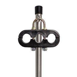 Tectran 40" Pogo Stick for Semi Truck Trailer (Stainless Steel, Standard 3-Hole Clamp)