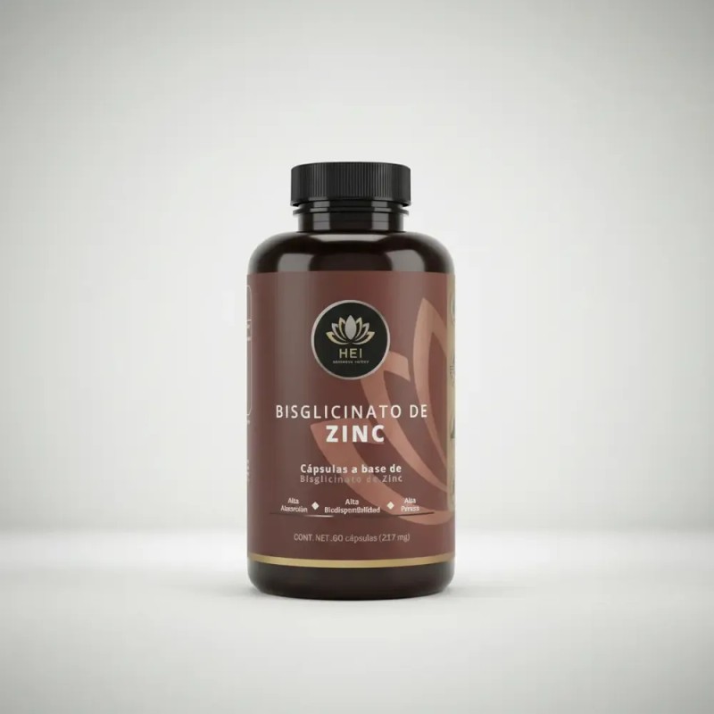 Zinc Bisglicinato Hei 30 Mg | Alta Absorción | 60