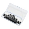 Kutsuwa Ruler Set, Black KB035