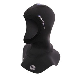 NeoSport 5/3-mm XSPAN Vented Bibbed Hood (Black, Large) - Diving , Snorkeling & Water Sports