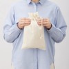 Cationic Dyed Mini Blanket (With Drawstring Bag) (Babies Blue) |