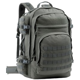 XMILPAX Large Tactical Backpack Bag with Stowable Shoulder Straps for Hiking, Camping, Traveling, Bug-Out 58L