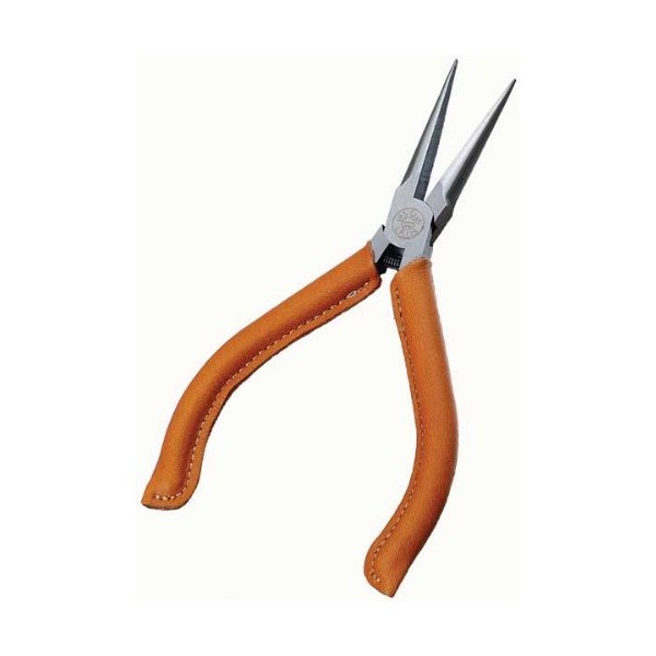 IPS LP-125 Long Needle Pliers Genuine Leather Grip 4.9 inches (125 mm)