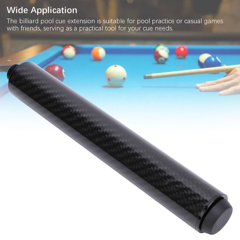 pool cue extender,carbon fiber billiard extension for universal cue stick,telescopic