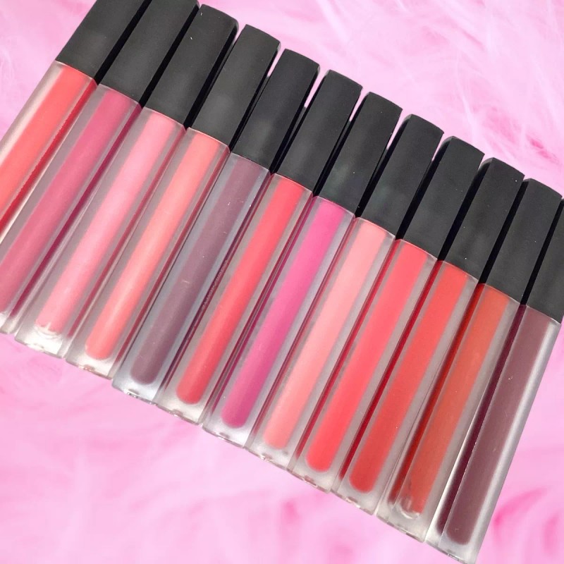 Favorbeauty Set De Labiales Liquido Con Lápiz Delineador De Labios