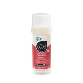 All Good Makes Everything Better All Good Sunscreen - Baby & Kids Sunscreen Stick - Broad Spectrum Sunscreen SPF 50 for Face, Nose, Ears, Coral Reef Friendly, Water Resistant, Zinc Oxide, Coconut Oil, Beeswax, Vitamin E (2.75 oz)
